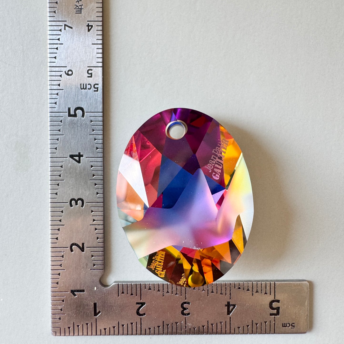 Swarovski ART #6910 Kaputt Oval Pendant Crystal Volcano 36mm【1 pc】