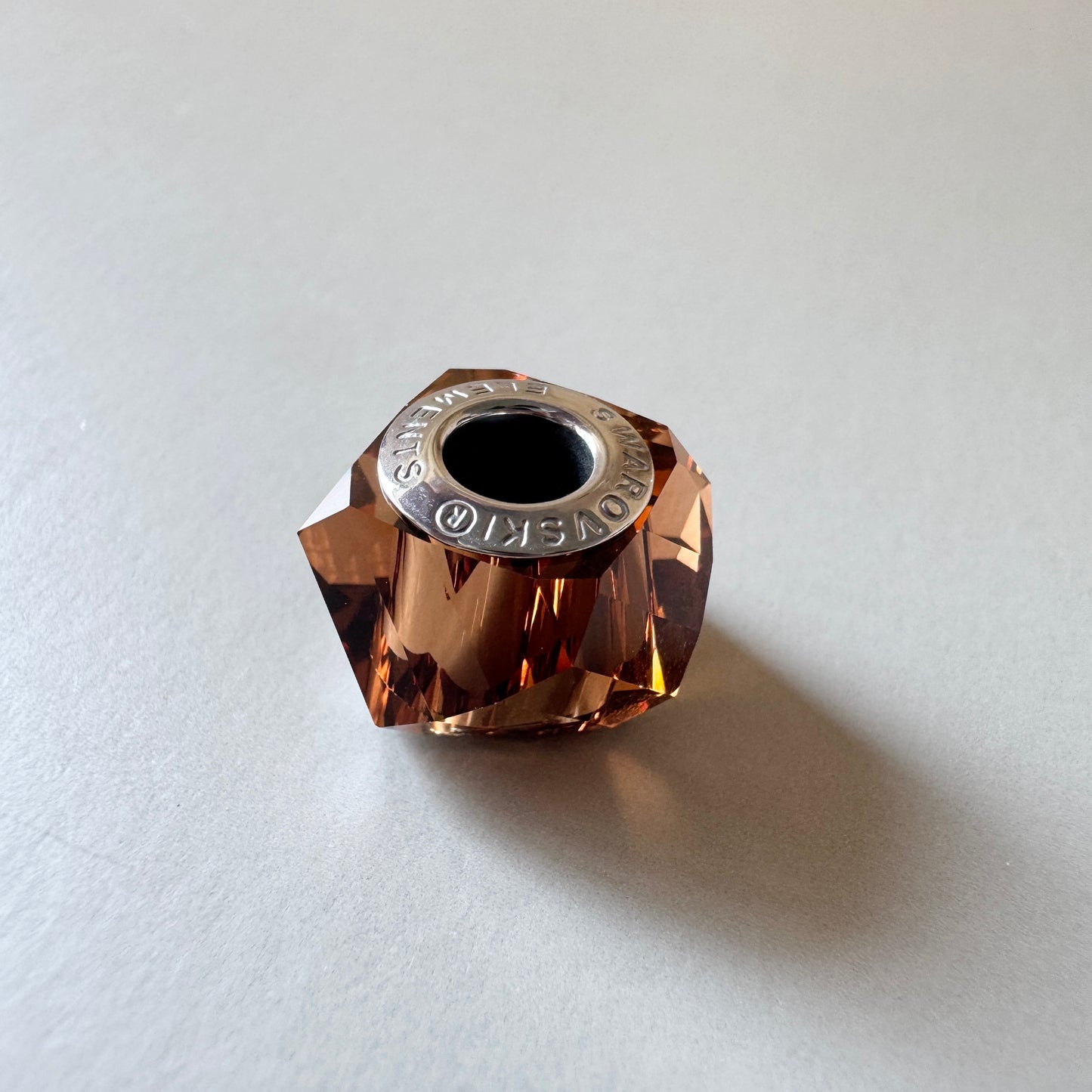 Swarovski ART #5928 BeCharmed Helix Bead Smoky Quartz 14mm【1 pc】