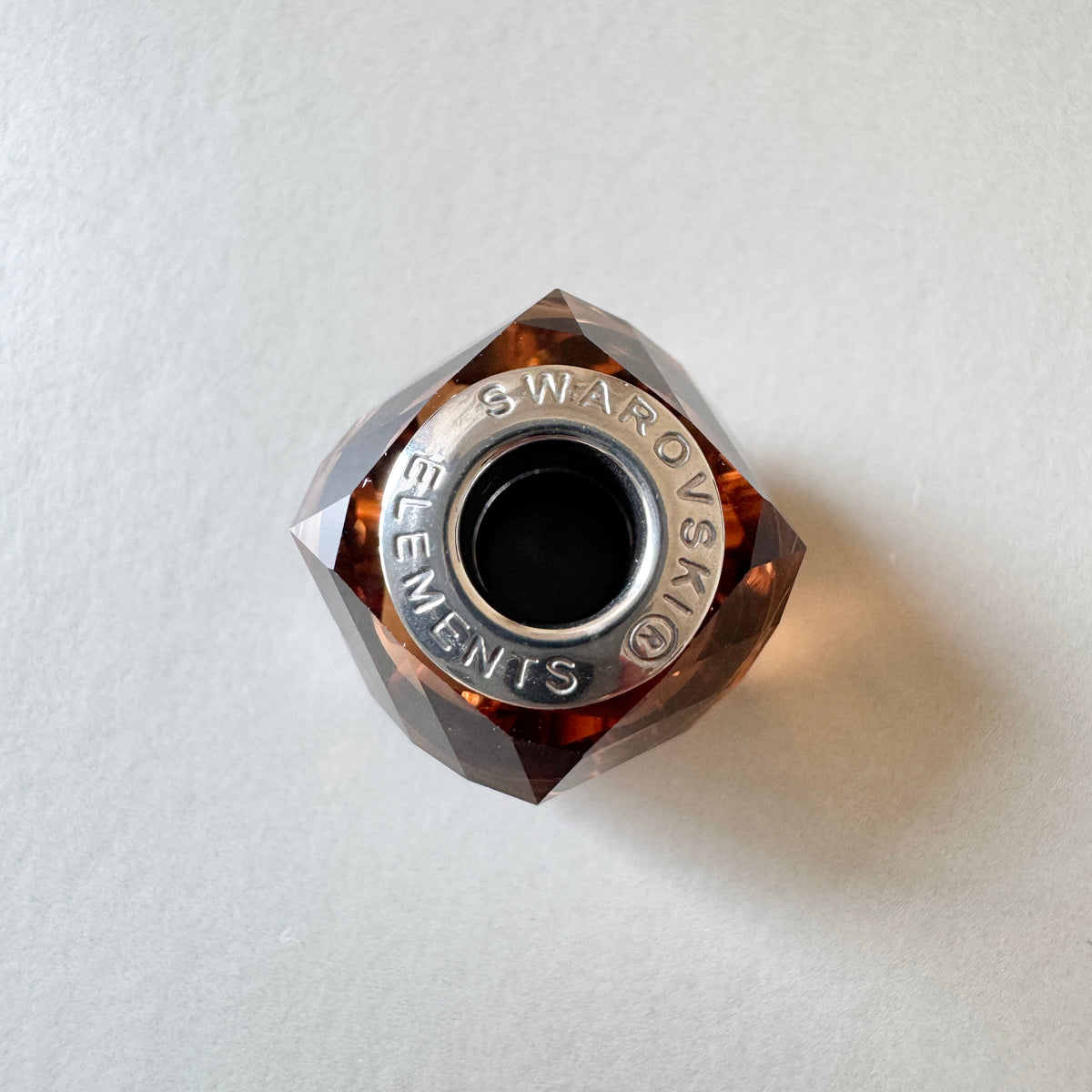 Swarovski ART #5928 BeCharmed Helix Bead Smoky Quartz 14mm【1 pc】