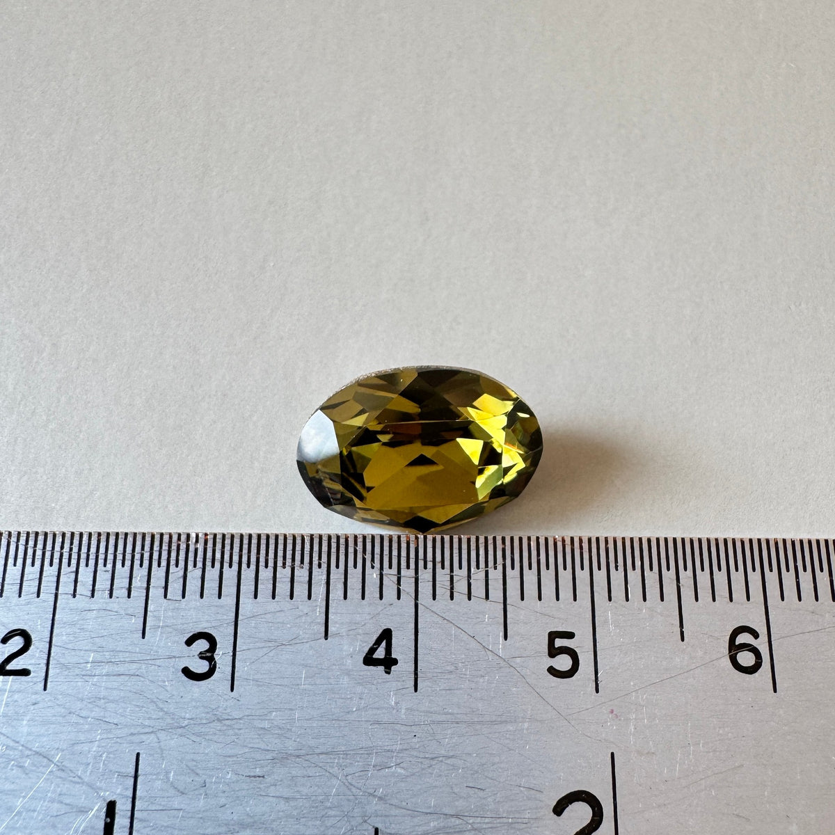 Swarovski ART #4120 Oval Fancy Stone Khaki / Foiled 14×10mm【1 pc】