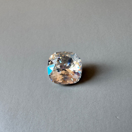 Swarovski ART #4470 Cushion Square Fancy Stone Crystal Moonlight / Foiled 10mm【1 pc】