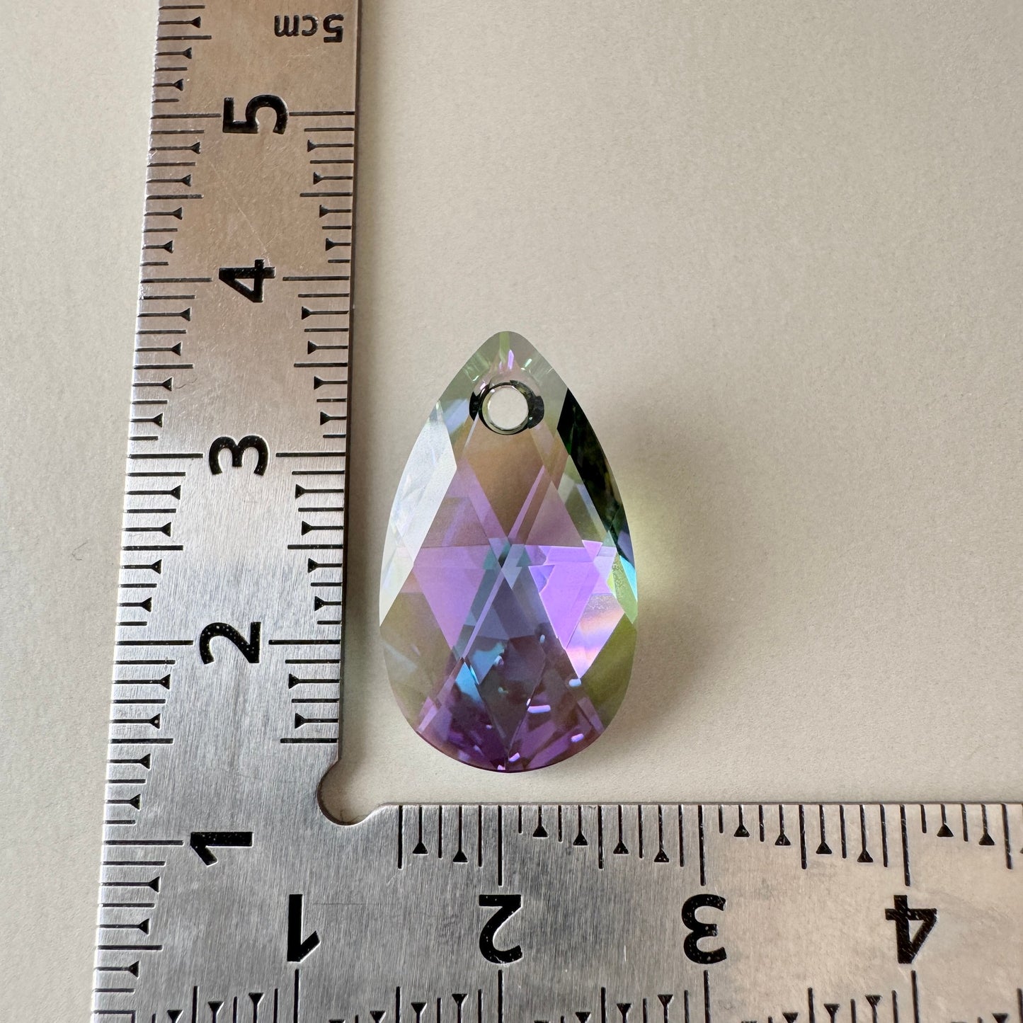 Swarovski ART #6106 Pear-shaped Pendant Crystal Paradise Shine 22mm【1 pc】