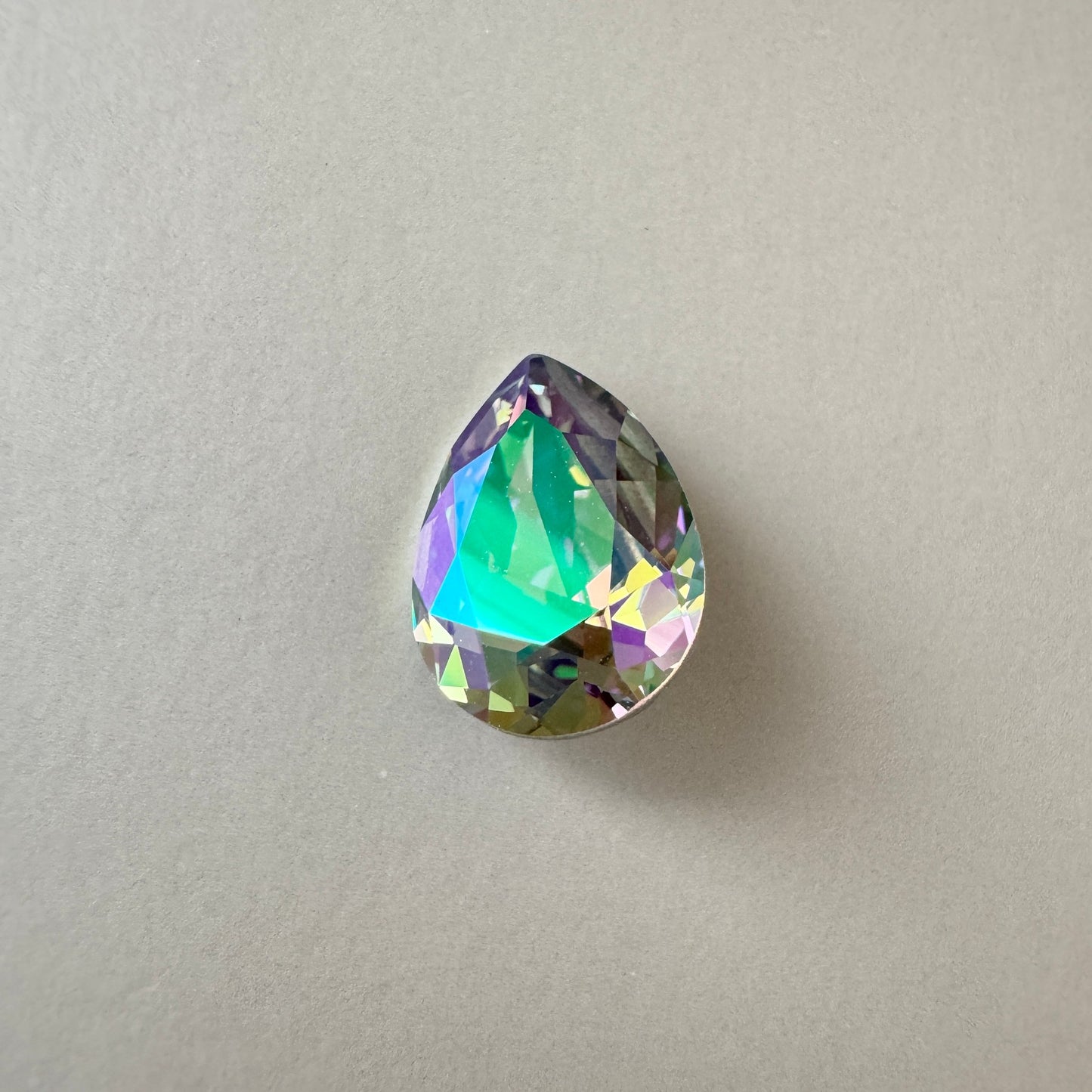Swarovski ART #4320 Pear Fancy Stone Crystal Paradise Shine / Foiled 14×10mm【1 pc】