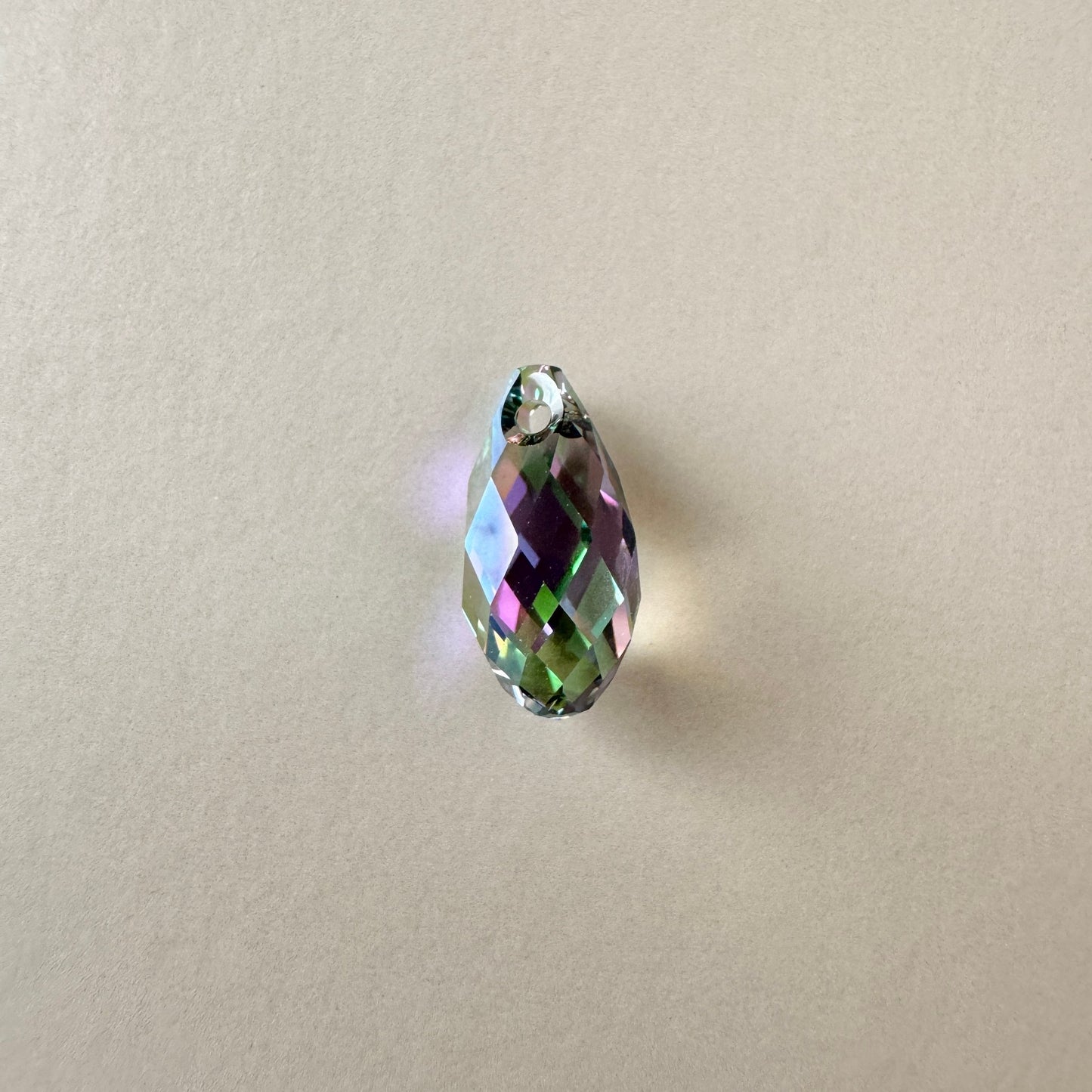 Swarovski ART #6010 Briolette Pendant Crystal Paradise Shine 13×6.5mm【1 pc】