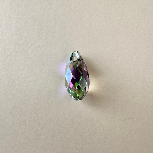 Swarovski ART #6010 Briolette Pendant Crystal Paradise Shine 13×6.5mm【1 pc】