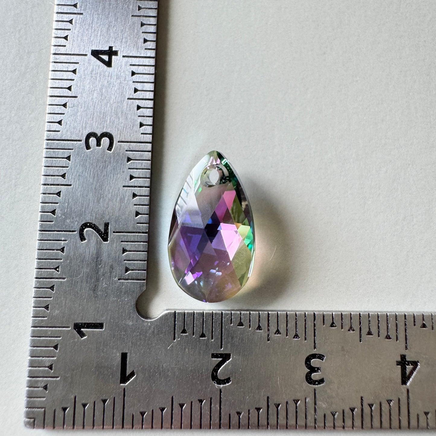 Swarovski ART #6106 Pear-shaped Pendant Crystal Paradise Shine 16mm【1 pc】
