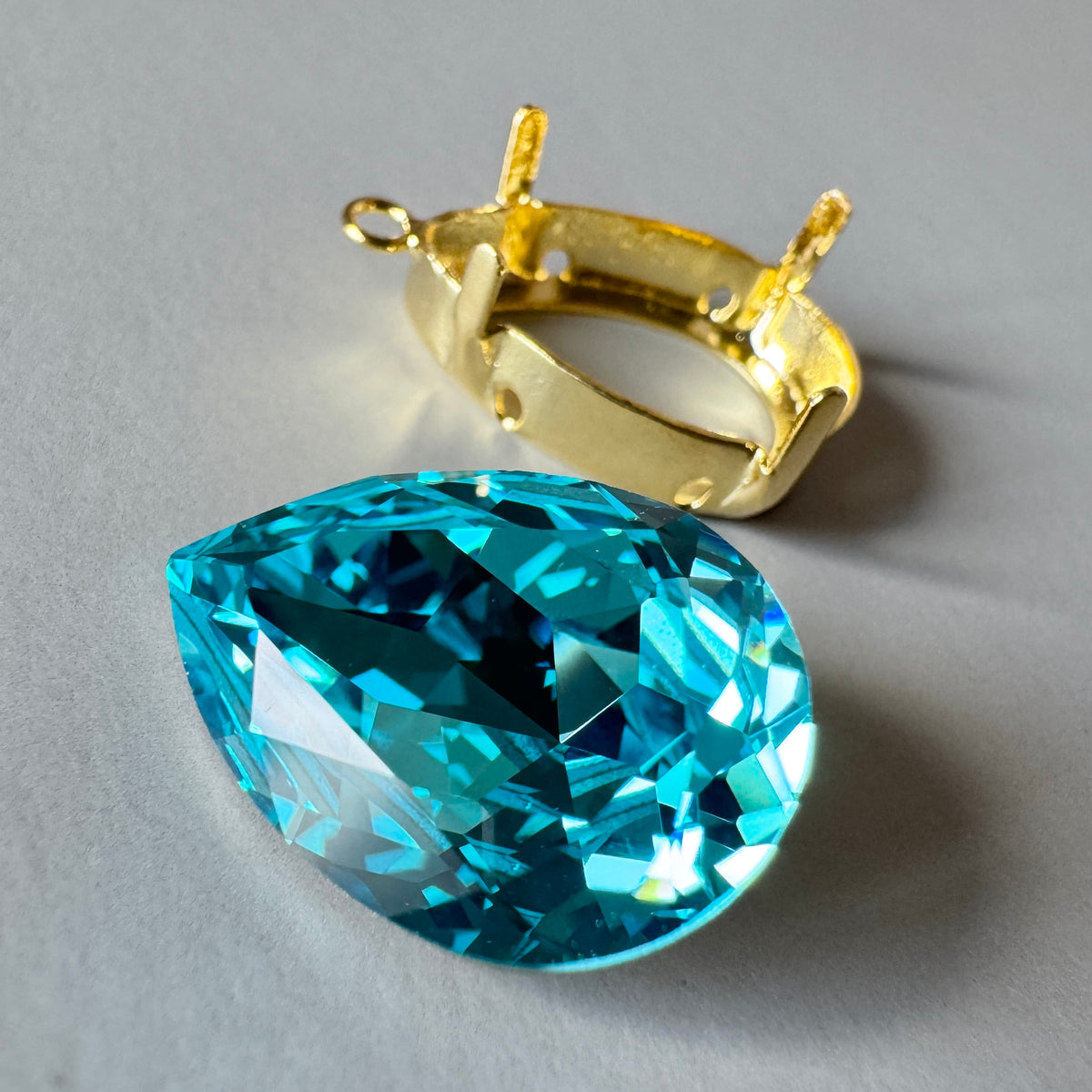 Special Set【Swarovski #4320 18×13mm & Gold Setting】26MX_320
