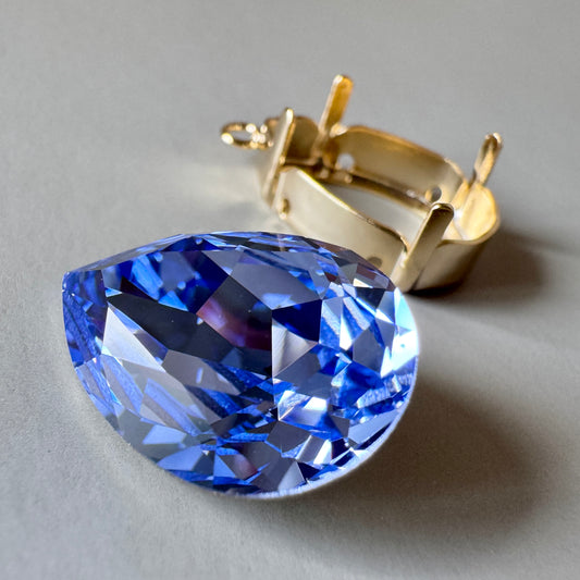 Special Set【Swarovski #4320 Provence Lavender 18×13mm & Gold Setting】26MX_324