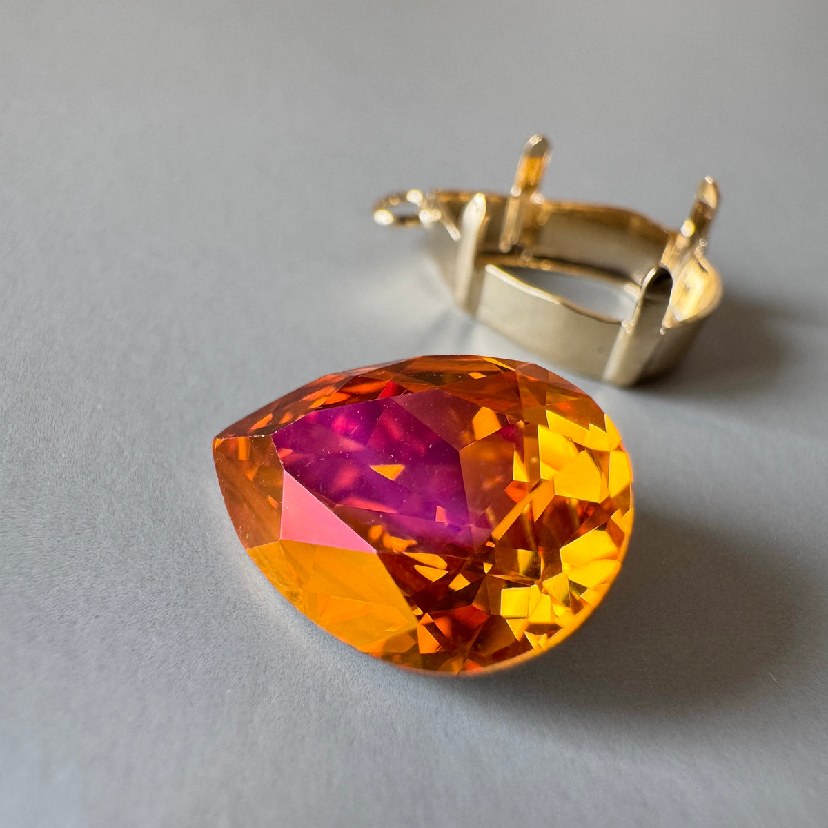 Special Set【Swarovski #4320 Crystal Astral Pink 14×10mm & Gold Setting】26MX_332