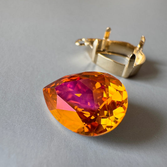 Special Set【Swarovski #4320 Crystal Astral Pink 14×10mm & Gold Setting】26MX_332