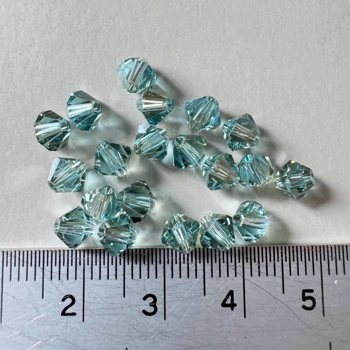 Special Set【Swarovski #5301 Aquamarine Golden Shadow 5mm】26MX_346