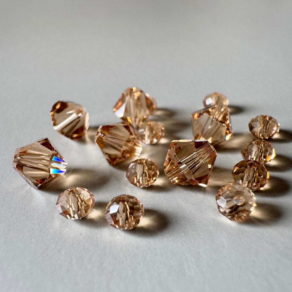 Special Set【Swarovski #5040/#5328 Light Colorado Topaz Mix】26MX_350