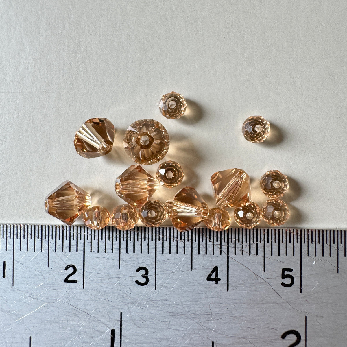 Special Set【Swarovski #5040/#5328 Light Colorado Topaz Mix】26MX_350