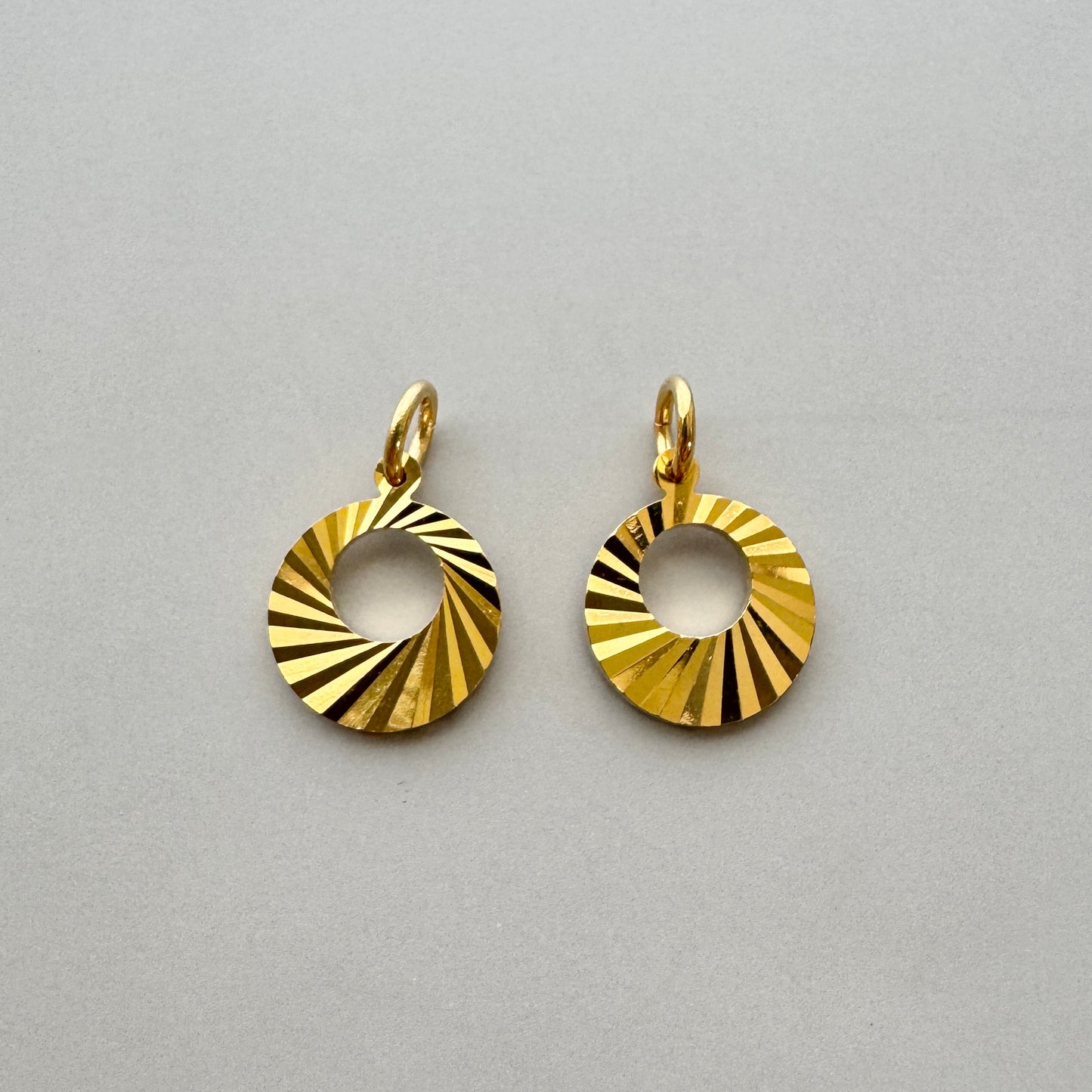 Taiwan Vintage Metal Charm with Loop【2 pcs】