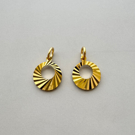 Taiwan Vintage Metal Charm with Loop【2 pcs】