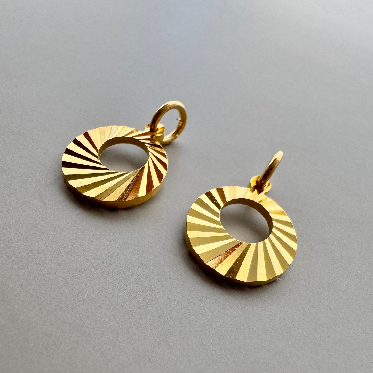 Taiwan Vintage Metal Charm with Loop【2 pcs】