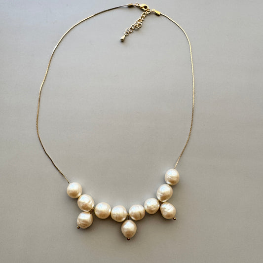 Vintage Baroque Pearl Necklace