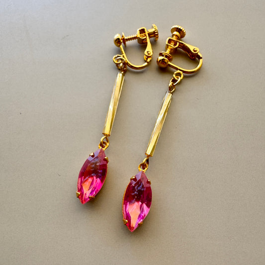 Dragons Breath Navette Earrings