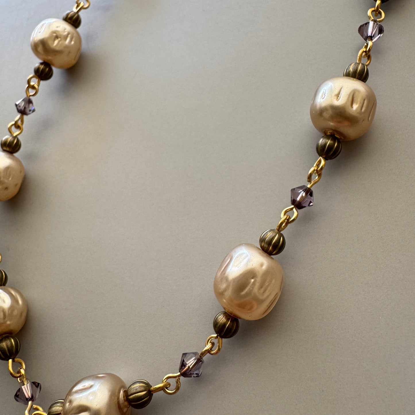 Vintage Baroque Haskell Pearl Necklace