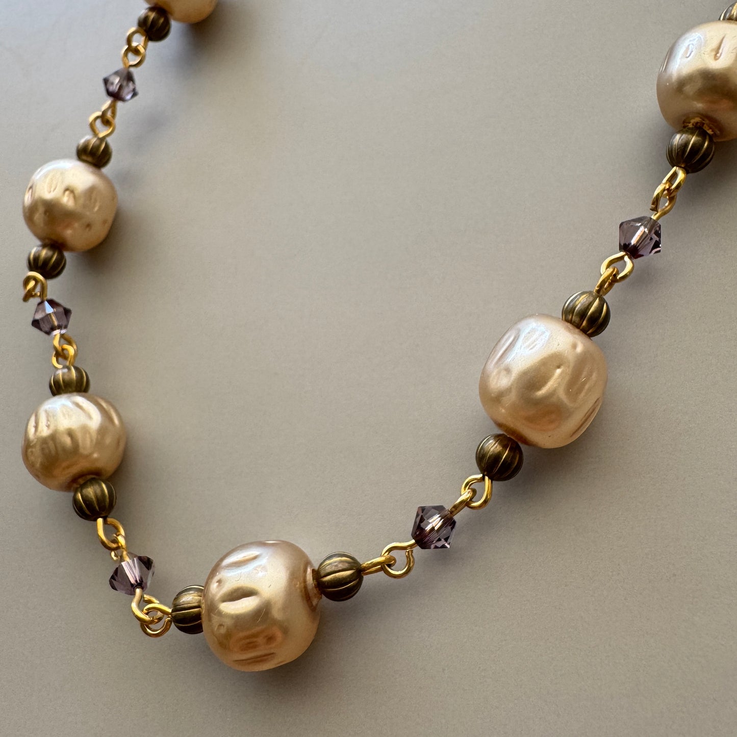 Vintage Baroque Haskell Pearl Necklace