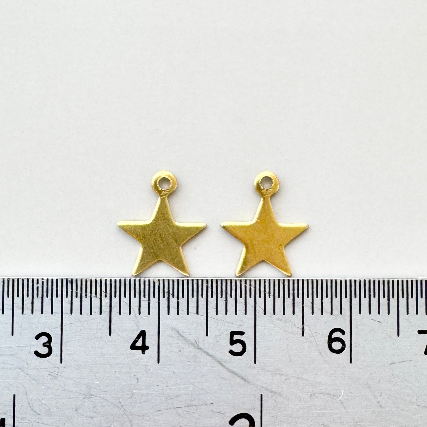 Brass Charm Star 10mm【2pcs】