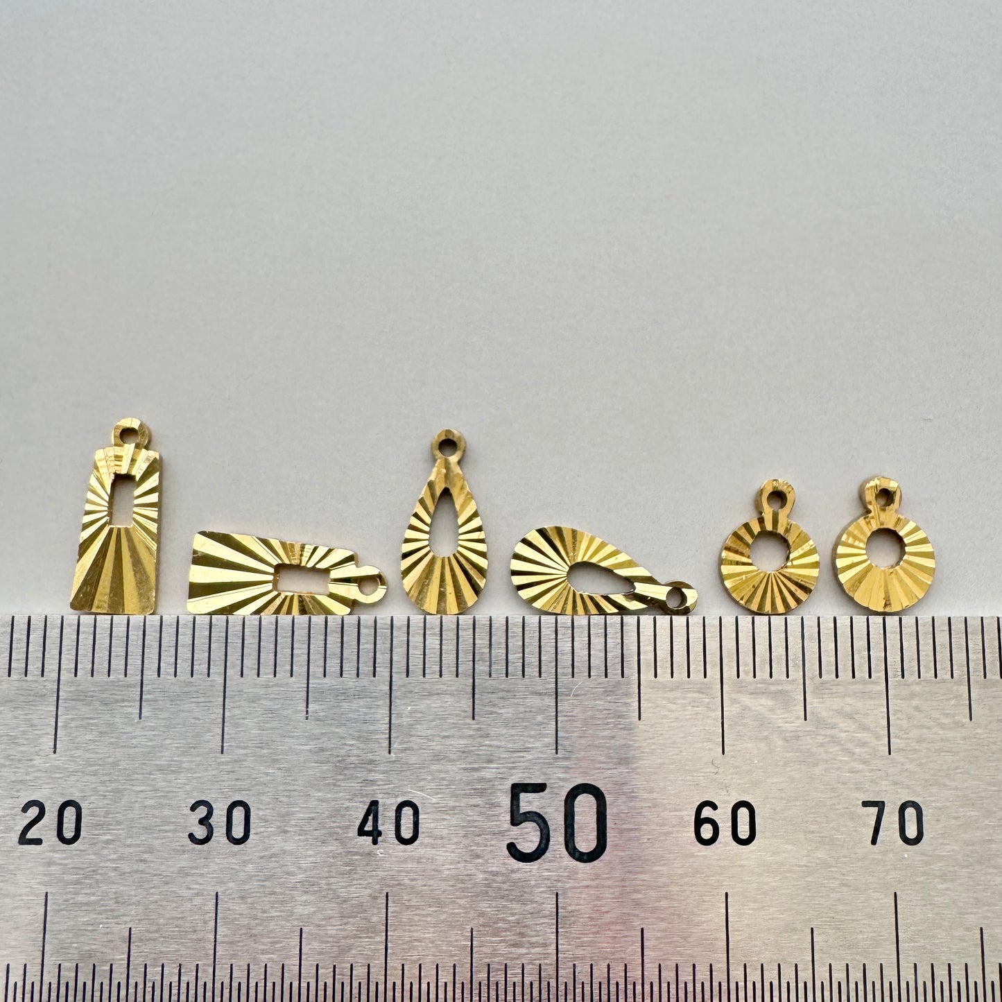 Taiwan Vintage Metal Charms 約8-12mm【2 pcs / 3 design】