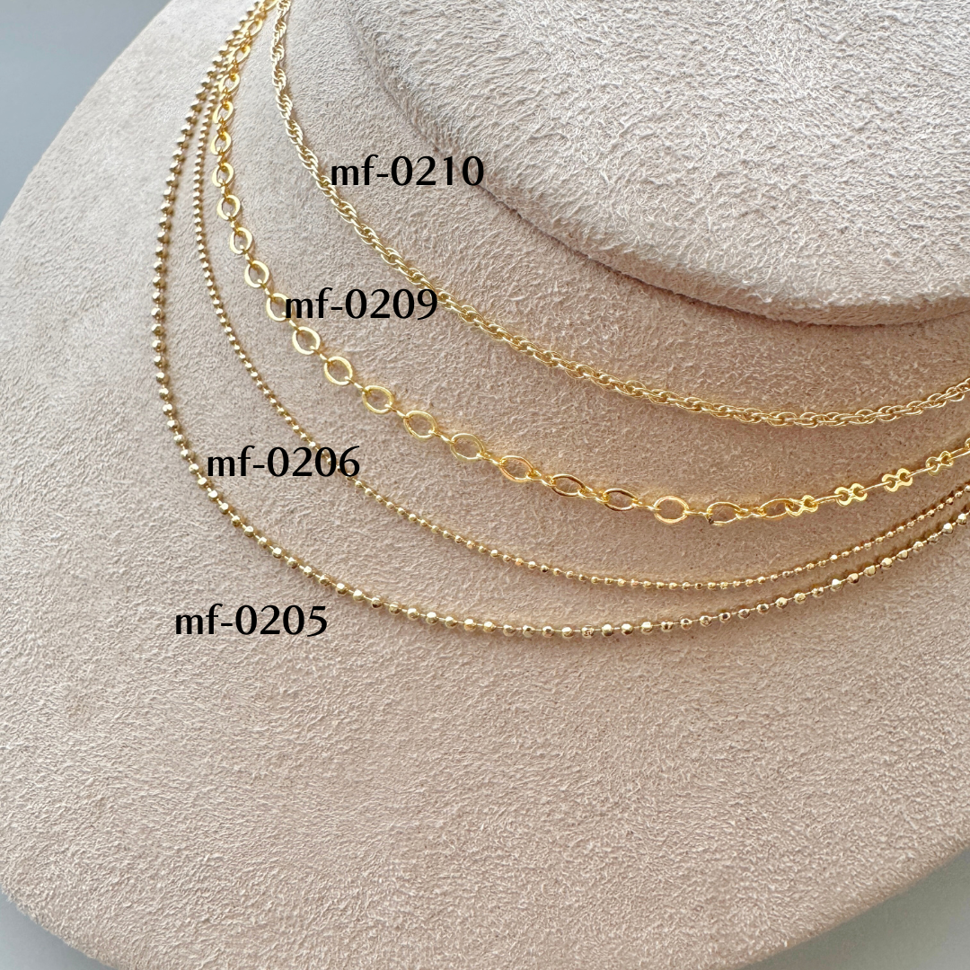 Deadstock Ball Chain 1.5mm / 1.0mm【1m】