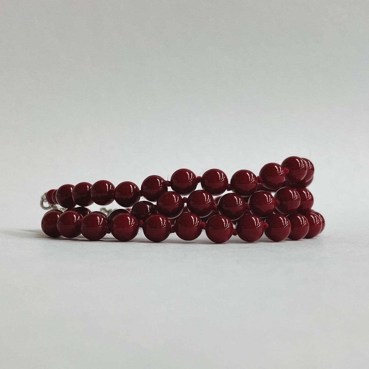 【Made in Japan】"AKADAMA" 3 strands Bracelet AK11