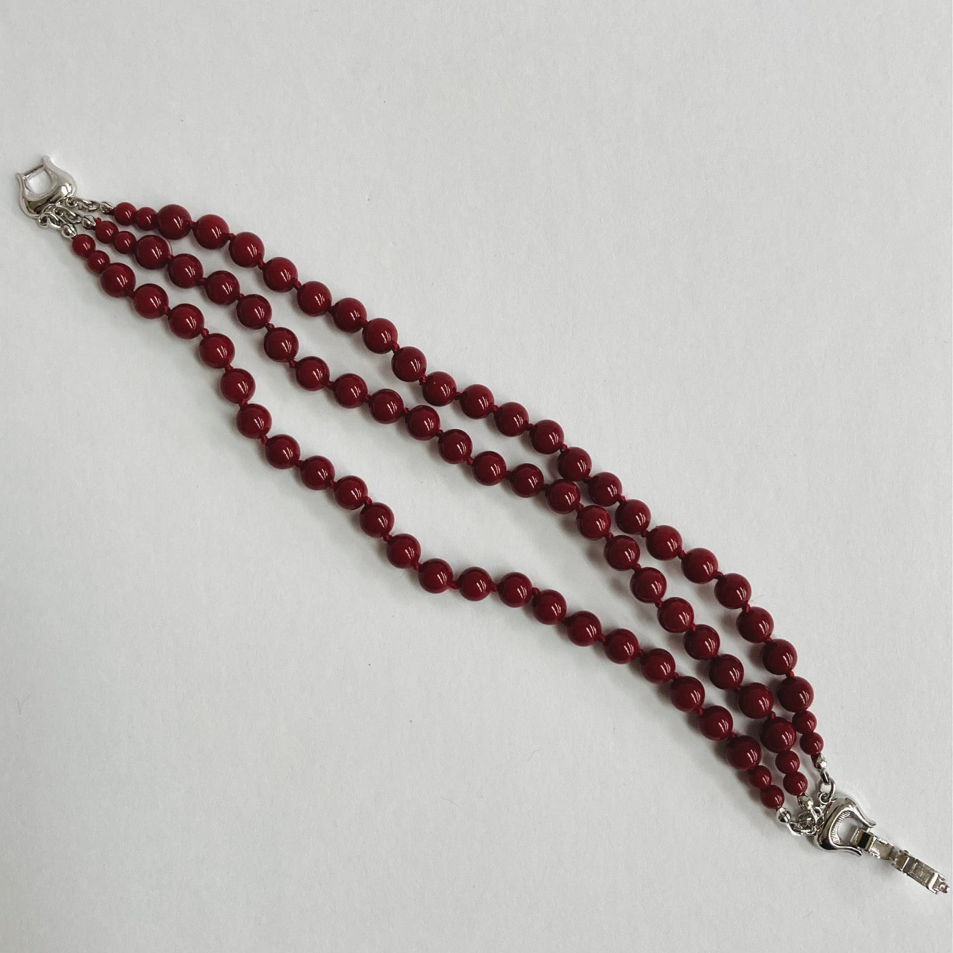 【Made in Japan】"AKADAMA" 3 strands Bracelet AK11