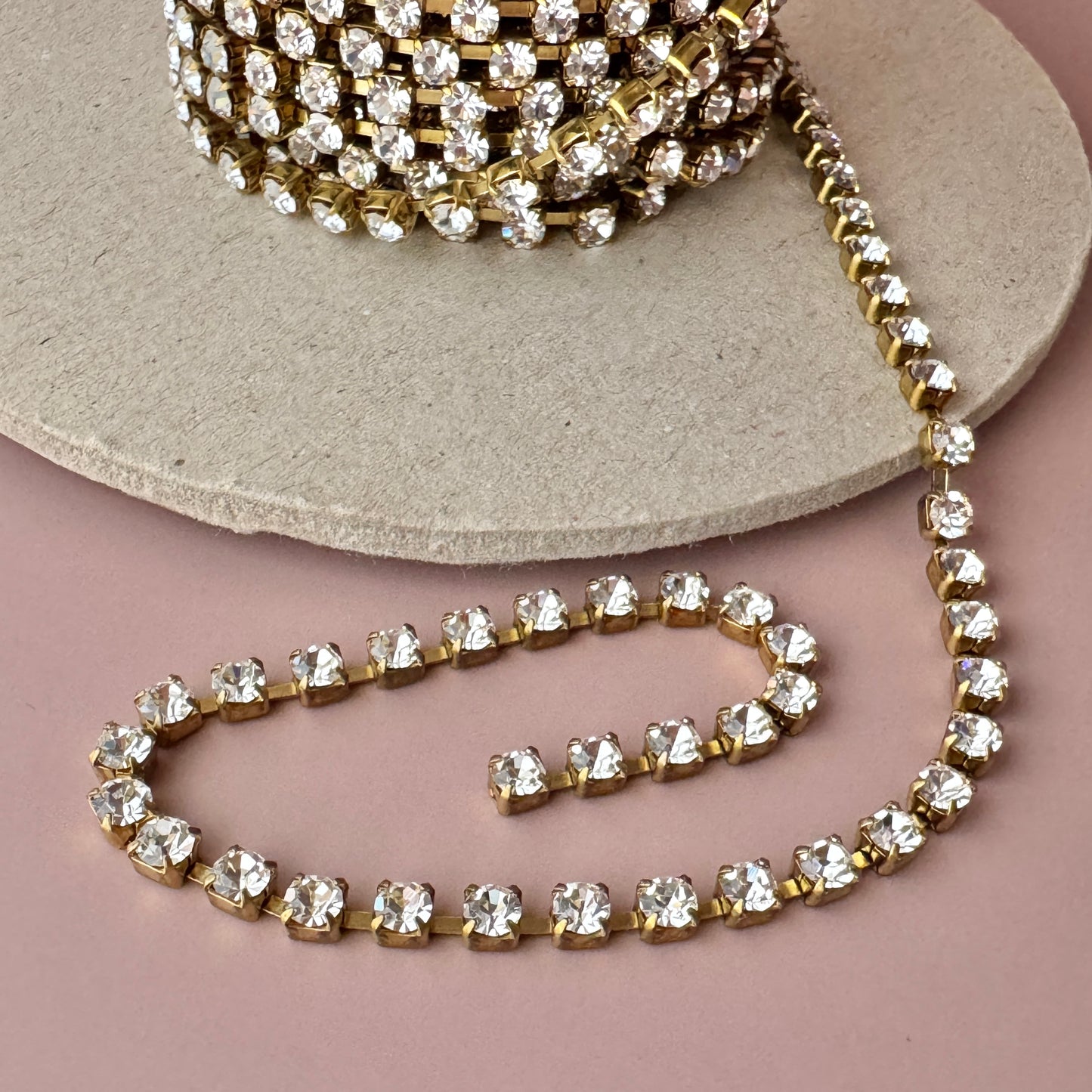 Czech Preciosa Rhinestone Chain Crystal 24pp【30cm】