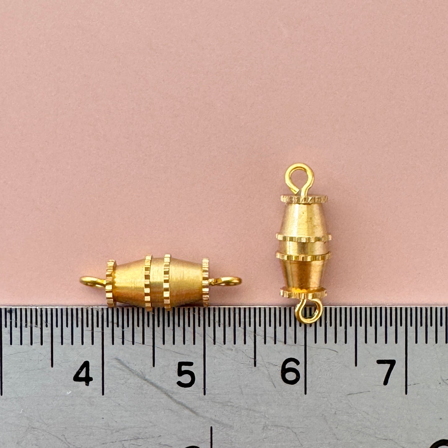 Brass Barrel Clasp 10×5mm