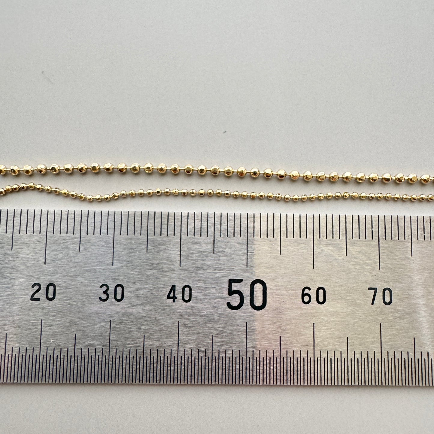 Deadstock Ball Chain 1.5mm / 1.0mm【1m】