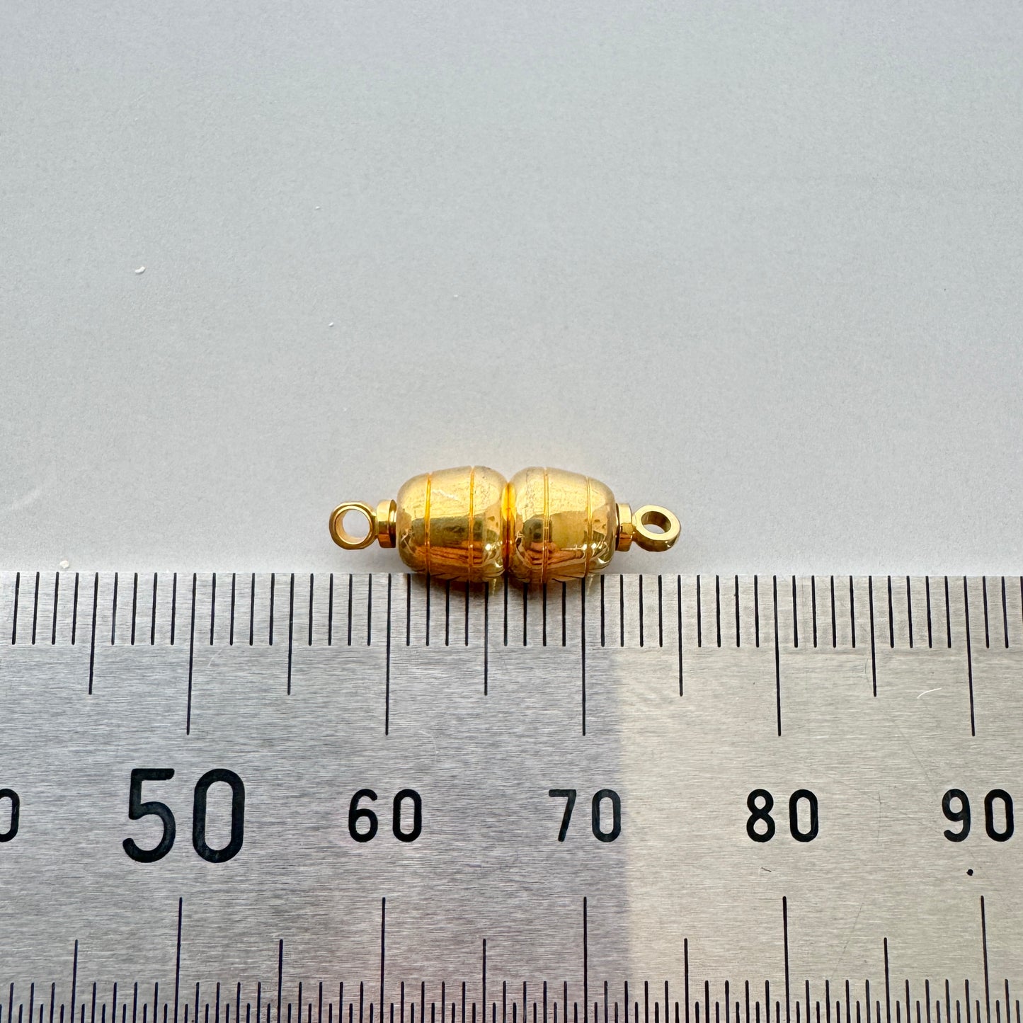Deadstock Gold Plated Clasp ねじ式クラスプ 6x18mm