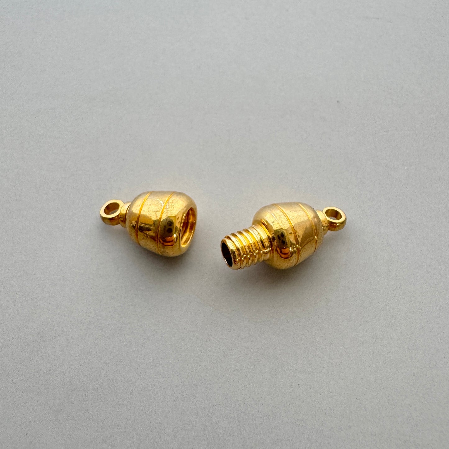 Deadstock Gold Plated Clasp ねじ式クラスプ 6x18mm