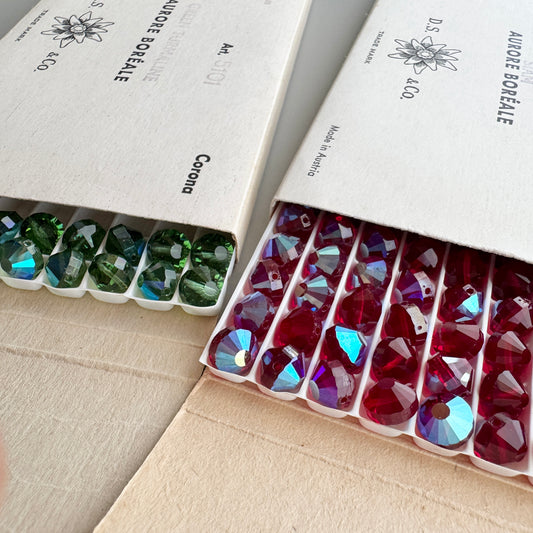Vintage Swarovski #5101 Beads 8mm 【2pcs】