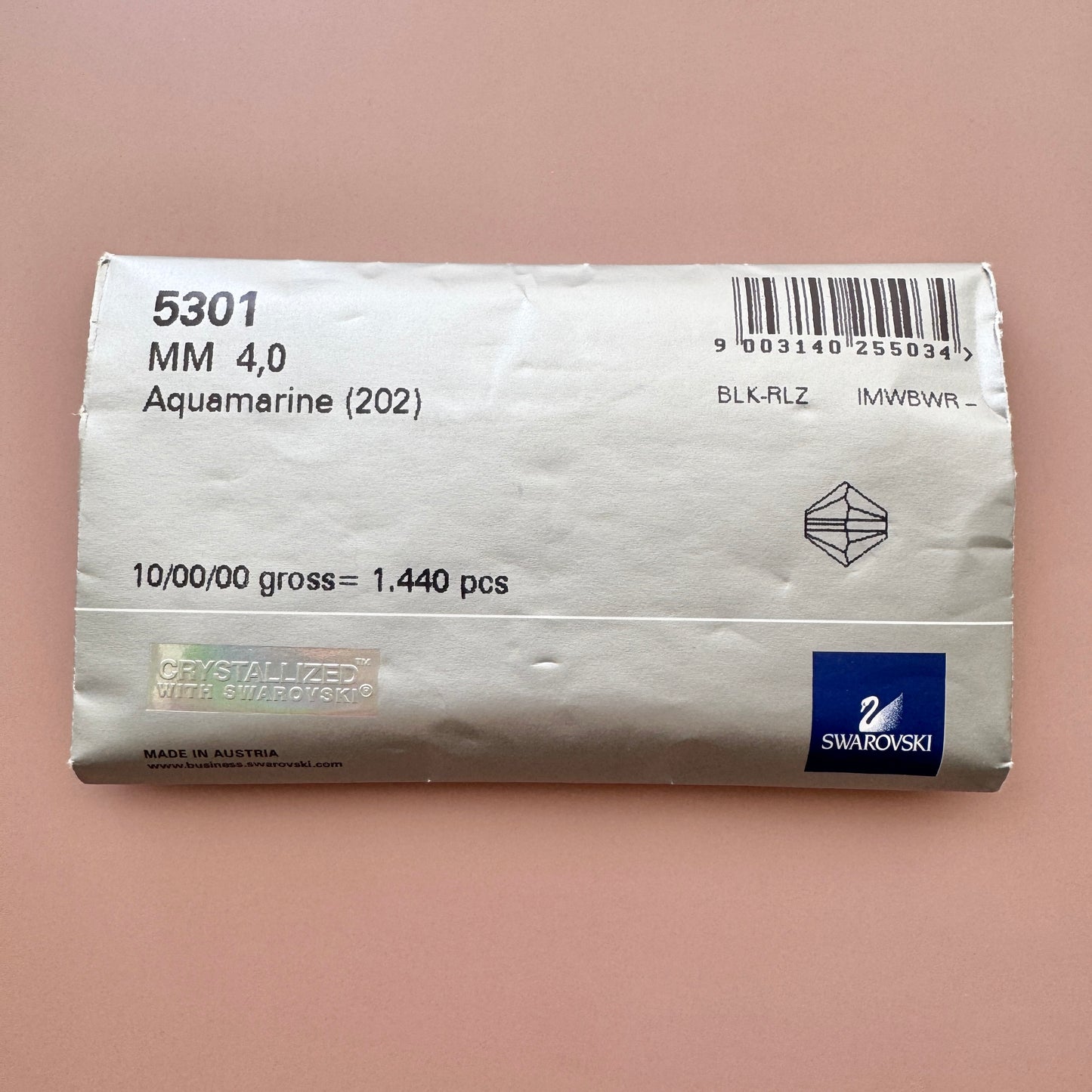 Deadstock Swarovski #5301 4mm【2 colors】