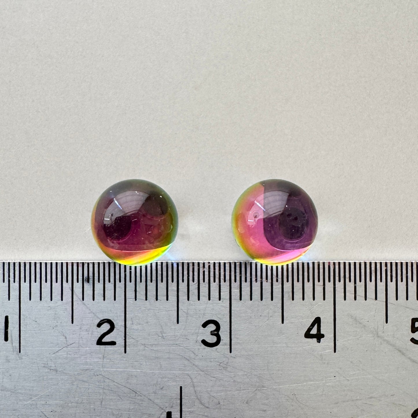 Czech Vintage Dome Cabochon Plain Vitrail Medium 8mm【2pcs】